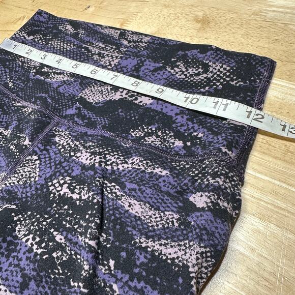 Lululemon Align Pant II 25" Rip Wave Purple Thunder Black Women's Size 4 EUC - Picture 6 of 8